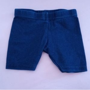Lil' legs size 12-18 months short leggings shorts denim look stretch.